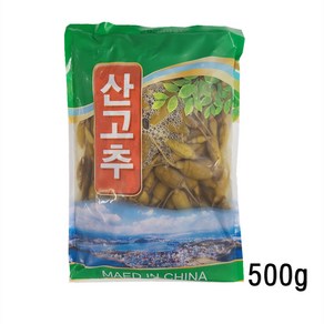 왕부정 중국식품 절임고추 산고추 반찬 500g