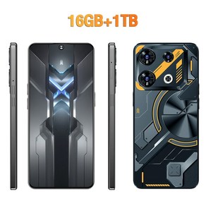 글로벌 VER GT10 프로 5G 스마트폰 데카 코어 16GB + 1TB 7.3 인치 NFC 안드로이드 13 휴대폰 8800mAh 배터리 페이스 1D