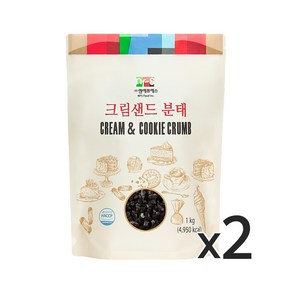 아트박스/메가커피 NFS 크림샌드 분태 1kg, 2개