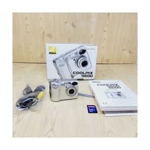 NIKON Coolpix 5600 컴팩트 디지털 카메라 인박스 SD 카드 케이블 매뉴얼, 1개