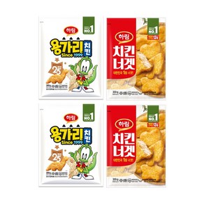 하림 용가리치킨300g 2봉+치킨너겟300g 2봉, 1세트, 300g