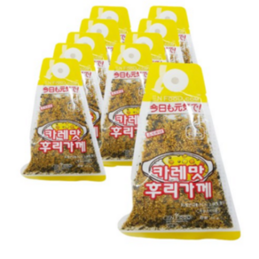 백앤 이엔푸드 카레맛 후리가께, 10개, 50g