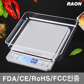 라온 가정용 주방 전자저울 1kg, I2000