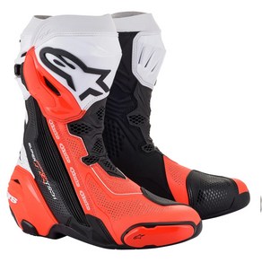 알파인스타 부츠 SUPERTECH R VENTED BLACK WHITE RED FLUO, 43