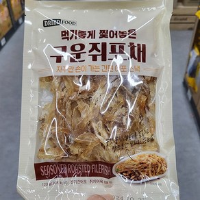 신원식품 먹기좋게 찢어놓은 구운 쥐포채 120g, 1개, 단품