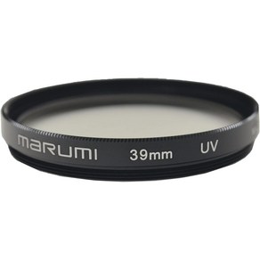 MARUMI UV 필터 39mm UV 39mm 실버 자외선 흡수용, 블랙, 1개