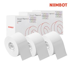 NIIMBOT 라벨프린터 시노링크 님봇 B21 / B1 라벨지 세트, 1개, A06. 화이트50x50 [3롤]