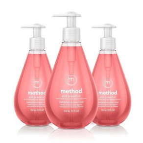 Method 젤 핸드 솝 핑크 자몽 355ml12온스 3팩, 3개, 355ml