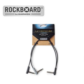 Rockboad Flat Patch Y Splitte Cable / Y 자형 스플리터 케이블 (RBO CAB F Y 30 BK)