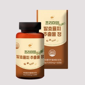 순수로와 프리미엄 발효율피 추출물 정 1000mg 60정, 1개