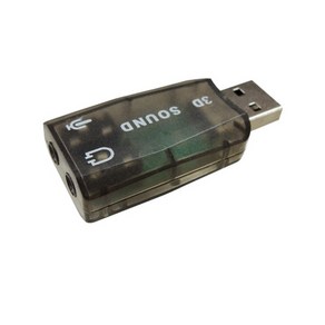 가상 5.1채널 USB 외장 사운드카드 IN-U51GB, 1개