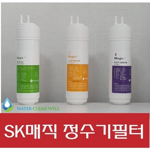 SK매직 정수기 필터 WPU-A900C 호환 최고급형, 1년관리분(3+1+1)