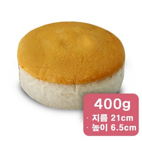 냉동 완제품 케이크 시트 3호(지름 21cm)/드라이아이스포장, 1개, 400g