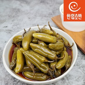 한입소반 고추 할라피뇨고추장아찌 500g