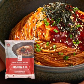 20년전통 토리가 비빔막국수 밀키트 2인분 메밀30% (생면+비법소스+김가루+깨+참기름+무쌈), 1개, 580g