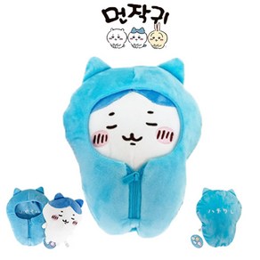 먼자귀 하치와레 침낭 봉제 인형 23cm, 1개