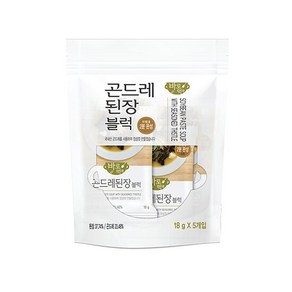 바로먹쿡 즉석국 곤드레된장국 18gx5개, 18g, 5개