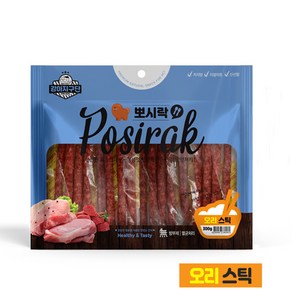 강아지구단 뽀시락 강아지 져키간식, 1개, 300g, 오리