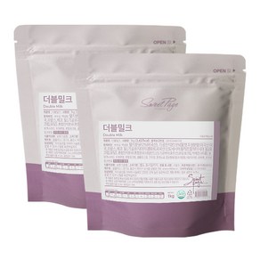 스위트페이지 더블밀크 파우더 1kg 2개세트, 1개입, 2개