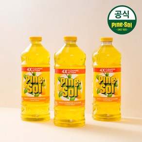 파인솔 대용량 다용도세정제 레몬, 3개, 1.42L