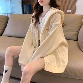윤블리 캐주얼 후드 집업 맨투맨 상의 [1242]
