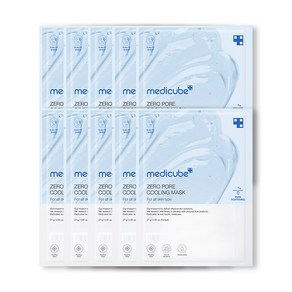 메디큐브 제로 모공 쿨링 마스크, 1개, 10매입