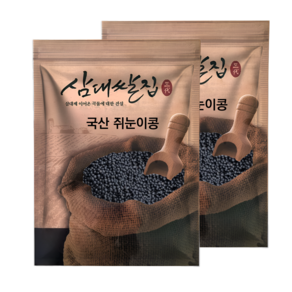 24년산 국산 햇 쥐눈이콩 약콩 서목태 검은콩, 1개, 2kg