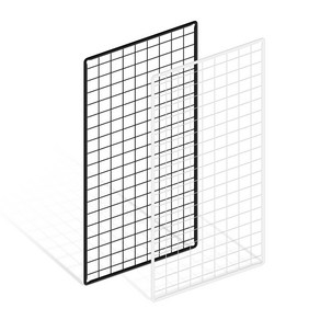 위드금창 메쉬망 600x900mm 다용도 인테리어 벽선반 휀스망 철망, 600x900mm 블랙, 1개