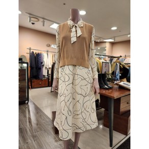 BCBG O 폴리 벨트 프린트 OP- B3A2O617 71 [L/BEIGE]