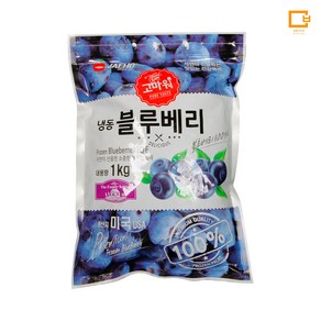 모디바 냉동 블루베리 지퍼팩 포장 (캐나다) 1kg, 1개