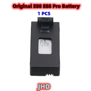 JHD 드론 배터리 액세서리 E88 PRO Ls-E525 E525 미니 UAV 4K 예비 부품, 04 E88 PRO 1 Battey, 1개