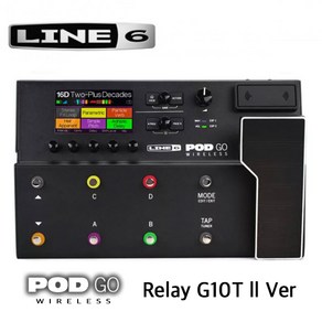 Line6 - POD GO Wieless / 와이어리스 멀티이펙터 (Relay G10T ll Ve), *, 1개