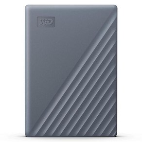 WD 5TB 마이 패스포트 휴대용 외장 하드 드라이브 HDD USB 2.0 호환 블랙 - WDBPKJ0050BBK-WESN, exFAT, 없음, 10) PC맥 지원 exFAT - 실리콘 그레이 - 2