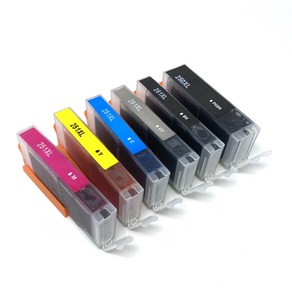 캐논 MX922 MG7520용 PGI-250 CLI-251 대용량 XL 호환 카트리지, PGBK, 1개