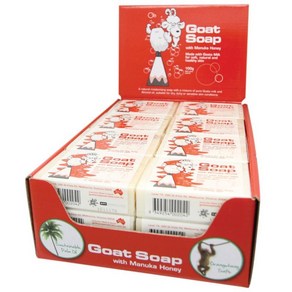 호주 산양 비누마누카 꿀이 함유된 100g x 24개 Goat Soap With Manuka Honey 100g x 24 Pack