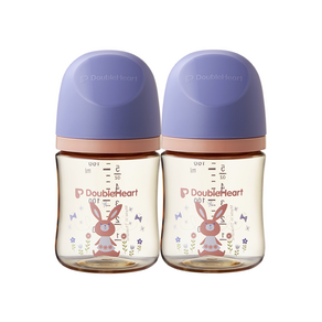 더블하트 모유실감 3세대 PPSU 놀러올래빗 160ml 트윈팩