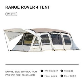 모비가든 캠핑 LS4 터널텐트 리빙쉘 텐트 대형 장박텐트 초대 공간, 1) LS4 Tent, 1개