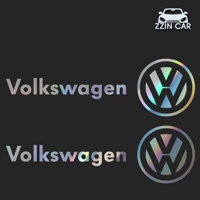 찐카 폭스바겐 Volkswagen 로고 차량용 데칼스티커 ZCG-18