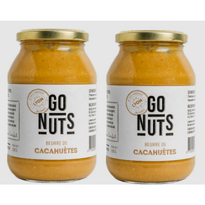 Go Nuts 고넛츠 유기농콩버터 오리지널 피넛버터, 2개, 270g