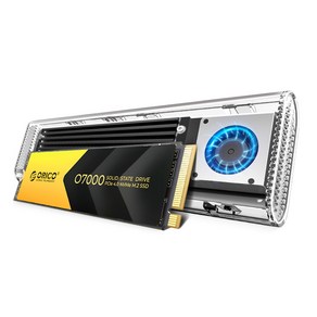 오리코 M.2 Nvme PCIe 4.0 2280 초고속 SSD 하드케이스 세트 O7000