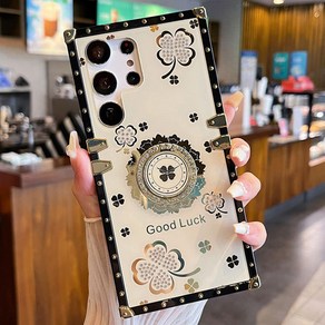 에르모사 갤럭시 노트20 노트20울트라 케이스 GALAXY PHONE CASE 네잎 클로버 링 폰케이스