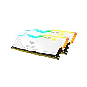 TeamGoup TeamGoup T-Foce DDR4-3600 CL18 Delta RGB 화이트 패키지 (32GB(16Gx2), 2개