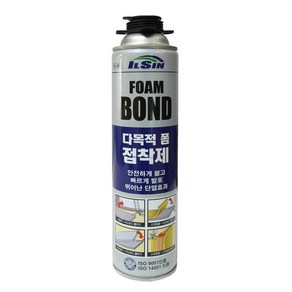 INVEN* 인벤케미칼 폼 본드 폼접착제 500ml ( 단열제 아이소핑크 스폰지 )@안전2중포장@, 1개