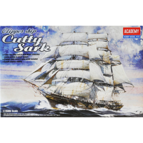 [아카데미] 1:350 커티샥 범선 Academy 14110 Clippe Ship CUTTY SARK Plastic Model Kit Ship, 1개