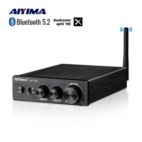 AIYIMA 가정용 파워 앰프 블루투스 A07 PRO 오디오 2.0 스테레오 스피커 HiFi 300W x 2 클래스 D TPA3255, 5.A07 PRO 32V US