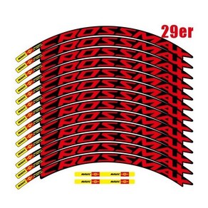 MAVIC CROSSMAX SL PRO MTB 휠 스티커 폭 18mm 프로 자전거 바퀴 데칼 두 림