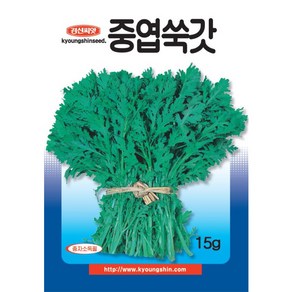 (씨앗) 쑥갓 씨앗 종자 - 소포장 - 가정용 - 텃밭용 - 15g, 1개