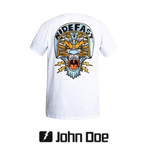 존도 바이크 티셔츠 T-Shirt Lion White JDS7110