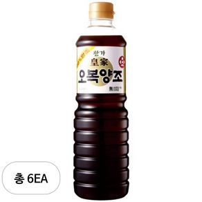 오복 황가 양조간장, 900ml, 6개