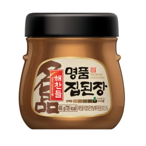 해찬들 명품 집된장, 450g, 2개
